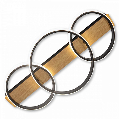 Люстра світлодіодна LIGHT SET OVES LED 3R 84 Вт чорний