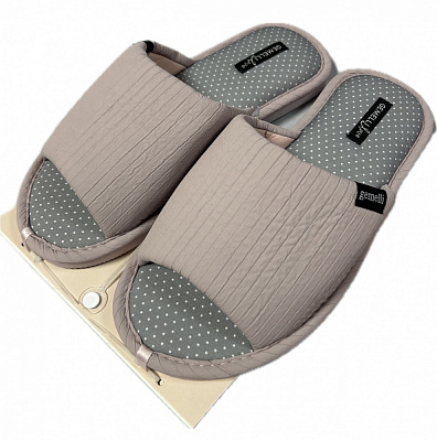 Тапки домашние Gemelli Соля р.39 пудровый