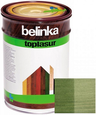 Краска-лазурь Belinka Toplasur 19 зеленый полуглянец 1 л