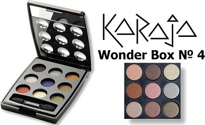 Тени для век KARAJA Wonder Box 4 3 г 3 мл