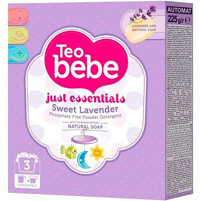 Пральний порошок Teo Bebe Sweet Lavender Natural soap 400 г