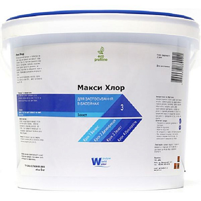 Макси Хлор Window World Water 5 кг ведро (10601005)