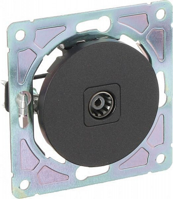 Механізм розетки TV HausMark Bela без кришки чорний SNG-SCP.RD20MG1TV-BK