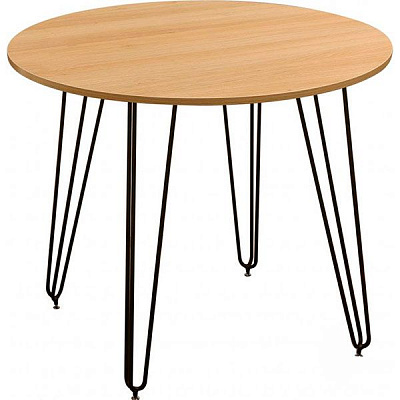 Стіл обідній Nowy Styl Aller black (18) 900x750 мм дуб нагано