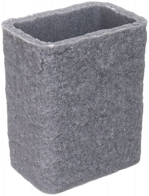 Стакан для зубних щіток Luna alisсірий 350 мл