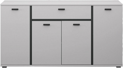 Комод SOKME Космо 1584х841х480 сірий шифер /сірий