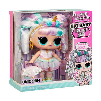 Ляльковий набір L.O.L. SURPRISE! серії Big Baby Hair Hair Hair_Єдиноріг 579717