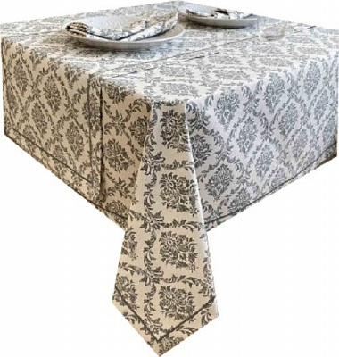 Скатерть Avantime Версаль Серый 132x300 см Прованс 