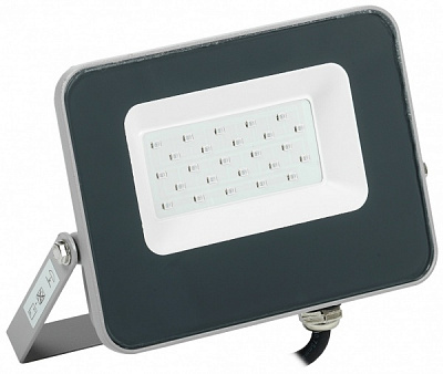 Прожектор светодиодный IEK СДО 07-20B blue 20 Вт IPIP65 серый LPDO7B-01-20-K03 