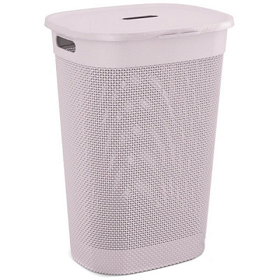 Корзина для белья KIS Filo 55 л пудровый 