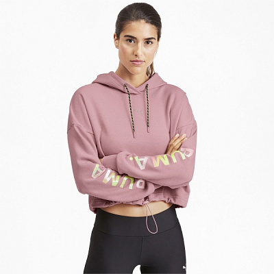 Джемпер Puma Chase Cropped Hoody 59522414 р. L розовый