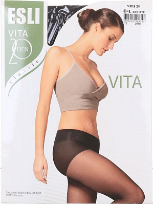 Колготки жіночі Conte Vita 20 den р. 4 графітовий 1 шт.