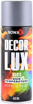 Краска акриловая высокотемпературная 650°C Nowax 450 мл NX48038 (Ral9022) Серый