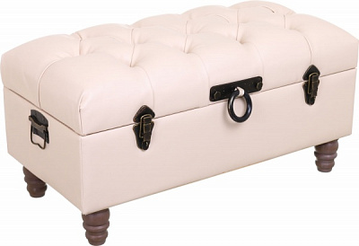 Сундук-пуф Summer бежевый 71,5х37х36,5 см 