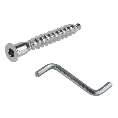 Конфірмат 6,4x50 мм 50 шт + ключ