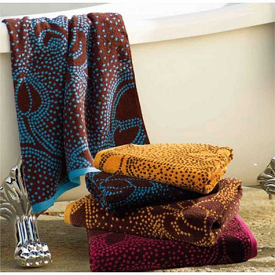 Полотенце Lorenzzo Night розовое 70x140 см