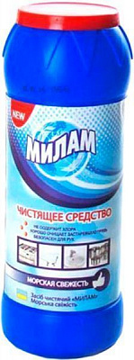 Порошок для чищення МИЛАМ морська свіжість без хлору 500 г