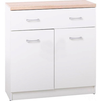 Комод VMV Holding Top Mix KOM 2D1S дуб сонома/белый 