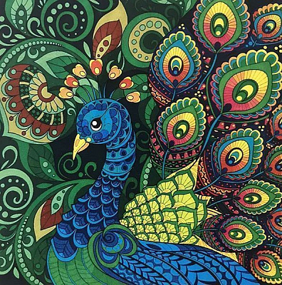 Набір для творчості Чарівна пава Діамантові ручки