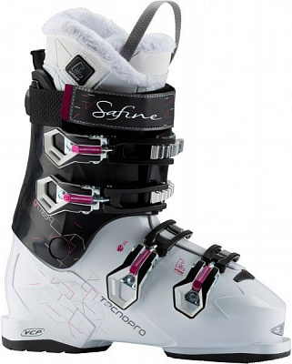 Черевики гірськолижні TECNOPRO Safine Pearl 70 Heat р. 23 EX 253462 білий/чорний/рожевий