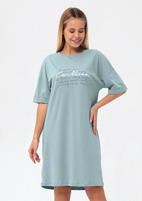 Платье-рубашка Leinle Jamaica 1403/12911 р.XXL серо-голубой