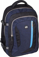 Рюкзак молодежный Cool For School 16.5 л темно-синий/черный