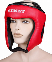 Шлем боксерский SENAT р. XL 1710-red-NEW красный 