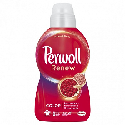 Гель для машинной и ручной стирки Perwoll Renew Color 0,96 л 