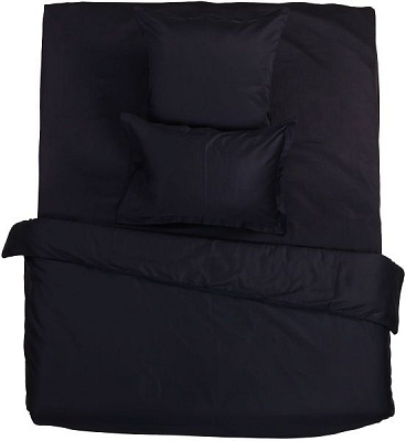 Комплект постельного белья Loft 1,5 черный Karna 