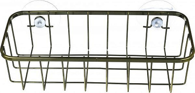 Полиця Lemax для дрібниць EBA-03743S BA на двох присосках для ванної кімнати 225х95х77 мм