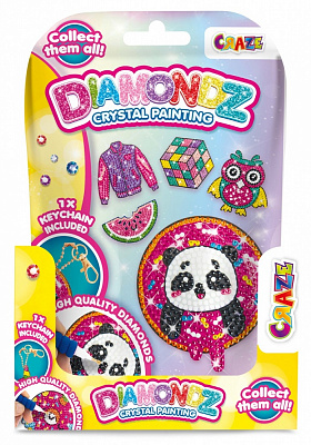 Набор для творчества CRAZE для создания брелка со стразами 48351