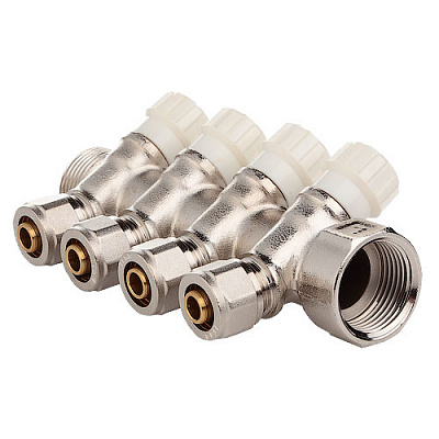 Колектор з регулюючими вентилями FADO S.r.l з фітингом 3/4