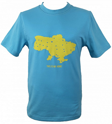 Футболка для мальчиков WP Merchandise This is my home р.116 бирюзовый FWPSHIRHOM22BL116 