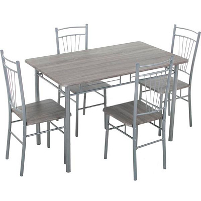 Комплект Визит-3 Стол обеденный со стульями 4 шт.