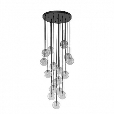 Підвіс TK Lighting NILOS 10294 17xG9 чорний