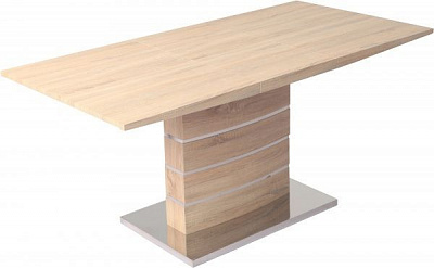 Стол обеденный GT Racer KY8019 (160-200x90x76) Sonoma 