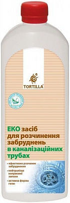 Гель для чищення труб TORTILLA Еко Крот 0,5 л