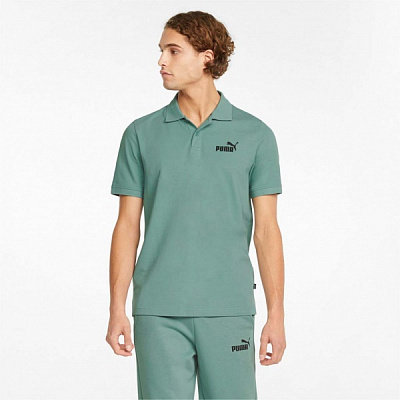 Футболка Puma ESS Pique Polo 58667550 р.XL зеленый