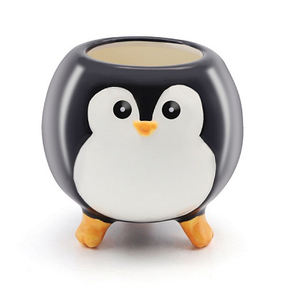 Кашпо керамическое MVM DH-FLOWERS-22 BLACK 