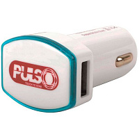 Автомобильное зарядное устройство PULSO C-2026W 2USB (12/24V - 5V 2,4A)