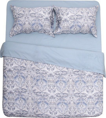 Комплект постільної білизни Antic 2 синій Mascioni