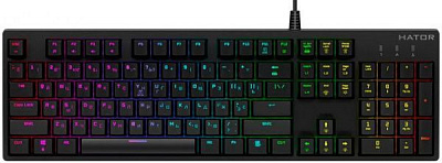 Клавиатура Hator Rockfall USB Mechanical Blue UA (HTK-604) black