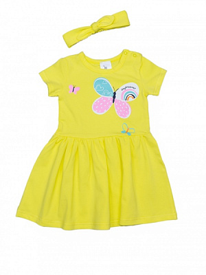Плаття Luna Kids р.86 жовтий 0046