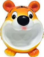 Декоративная новогодняя фигура Zhongyang Economic улыбка тигра 15 см 