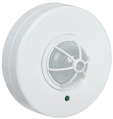Датчик движения IEK ДД 024В 180-360° 6м 1100W IP33 белый LDD11-024B-1100-001