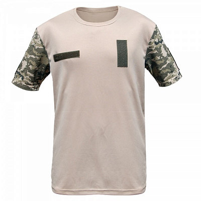 Футболка Expert ® ТАКТИЧЕСКАЯ COOLMAX БЕЖЕВЫЙ р.XL пиксель