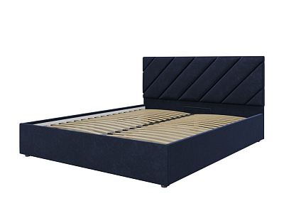 Кровать с подъемным механизмом SOFYNO NAOMI Chill Me 79 160x200 см темно-синий