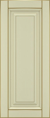 Фасад для кухни Грейд-Плюс Ваниль патинированная золотом №384 920x396 Паюта