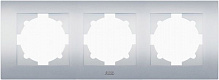 Рамка тримісна ABB Cosmo універсальна сірий металік 612-011000-227