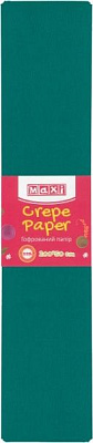 Бумага гофрированная 55% 50x250 см темно-зеленый MX61615-49 Maxi